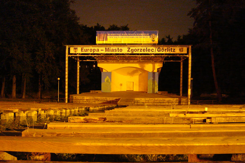 Amfiteatr Zgorzelecki
Okolo polnocy na amfiteatrze.
